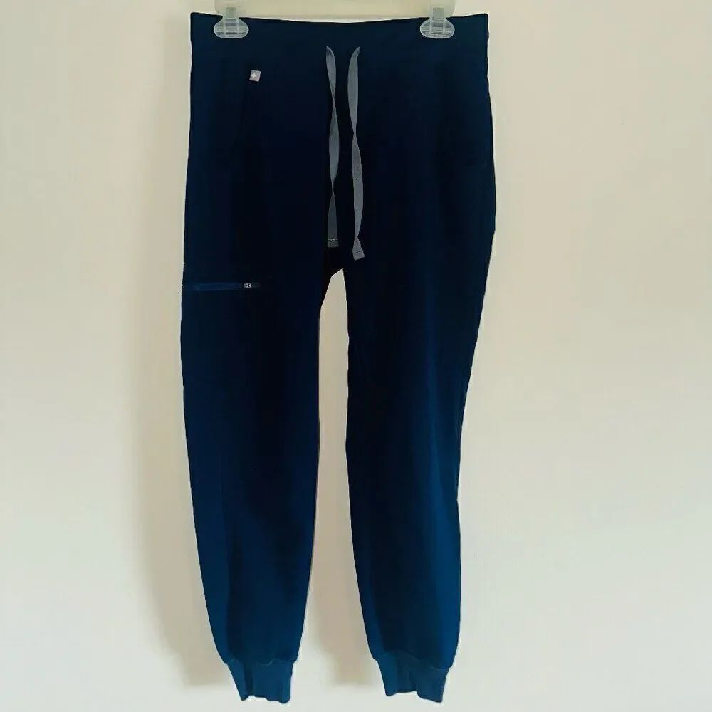 FIGS Womens Technical Collection Jogger Bottoms Navy Blue SIZE XS/P